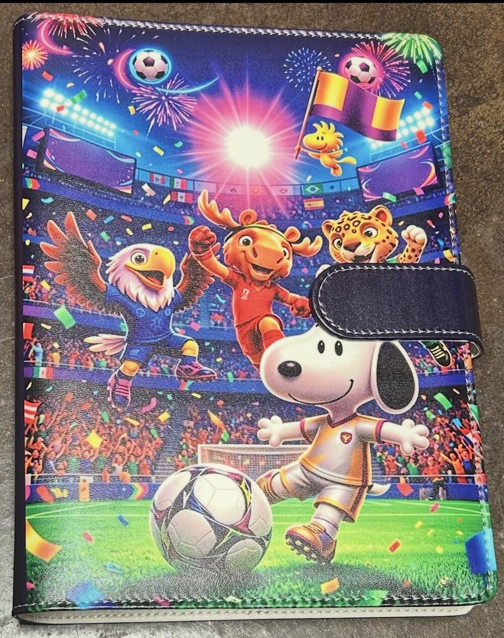 Snoopy A5 Binder w/ matching printed paper